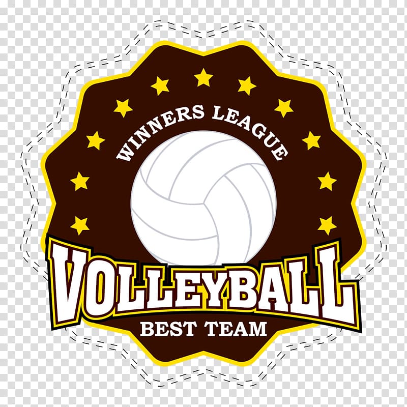 Volleyball Sport Logo, Volleyball transparent background PNG clipart