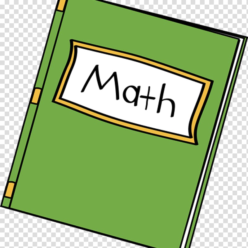 Mathematics Textbook Cartoon, mathematics transparent background PNG clipart