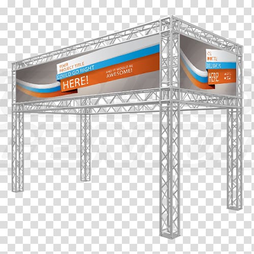 Truss Trade show display Web banner Aluminium, Trade Show transparent background PNG clipart
