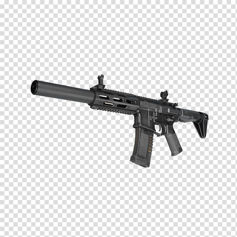 M4 carbine Assault rifle Airsoft Guns, assault rifle transparent background PNG clipart