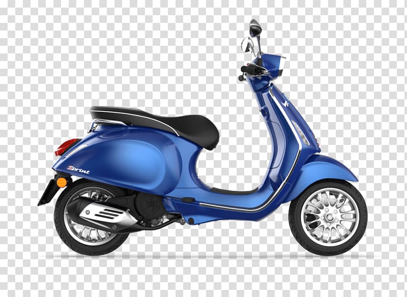 Vespa GTS Scooter Piaggio Vespa Sprint, scooter transparent background PNG clipart