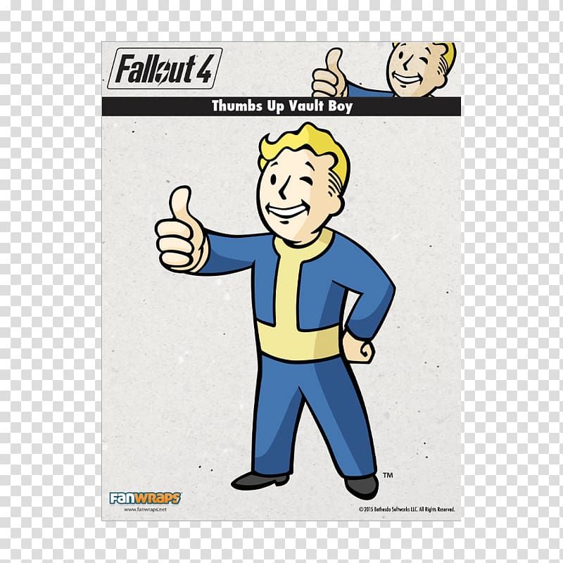 Fallout 3 Fallout 4 Fallout Shelter The Vault Fallout Pip-Boy, fallout vault boy transparent background PNG clipart