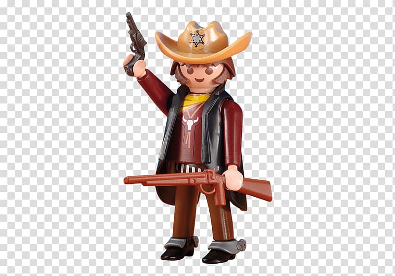 Playmobil Cowboy American frontier Sheriff United Kingdom, others transparent background PNG clipart