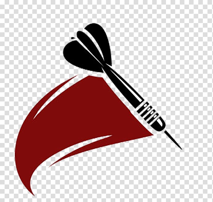 Top Darts Logo, Black darts transparent background PNG clipart