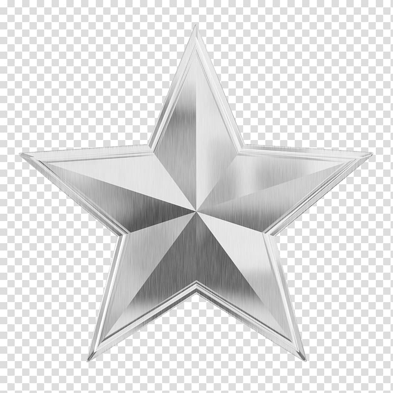 silver-colored star illustration, Icon, Silver Star transparent background PNG clipart