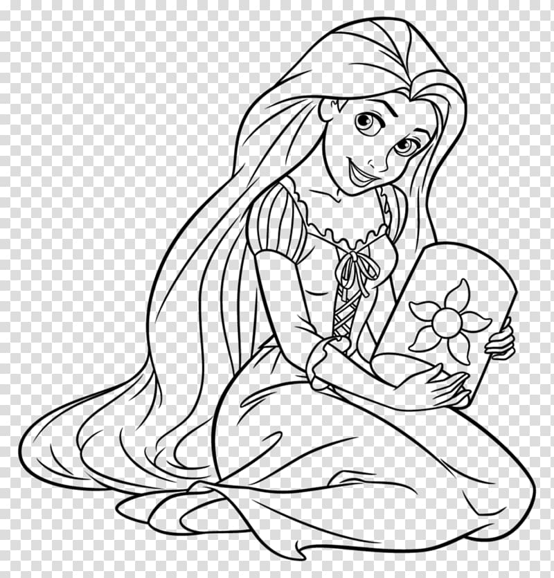 disney princess clipart black and white