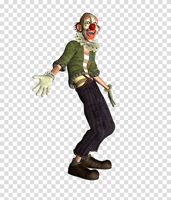 Clown Figurine Legendary creature, Cw transparent background PNG clipart