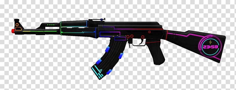 AK-47 Firearm Rifle Handguard, ak 47 transparent background PNG clipart