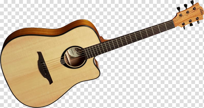 Steel-string acoustic guitar Lag Dreadnought, Of Guitars transparent background PNG clipart