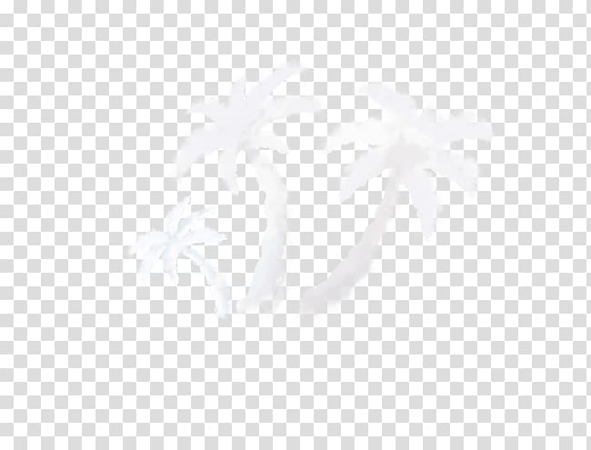 White Black Pattern, Simple coconut trees transparent background PNG clipart