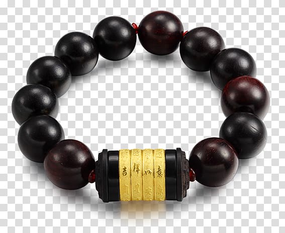 Buddhist prayer beads Bracelet, Vintage beads transparent background PNG clipart