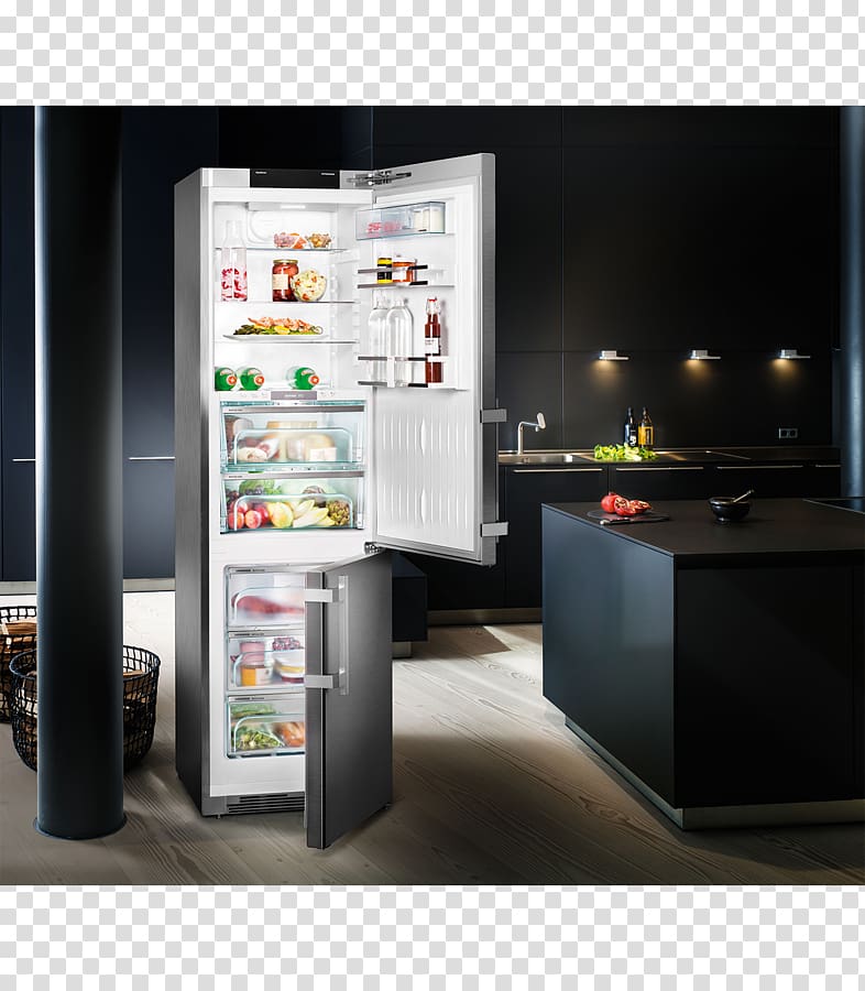 Liebherr Group Refrigerator Freezers Home appliance LIEBHERR Premium Køle/fryseskab, refrigerator transparent background PNG clipart