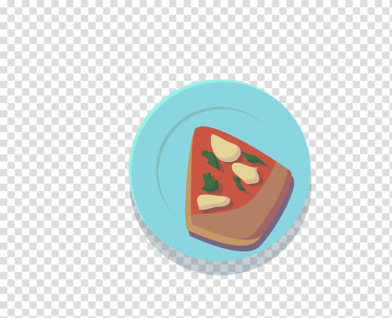 Computer file, blue plate pizza transparent background PNG clipart