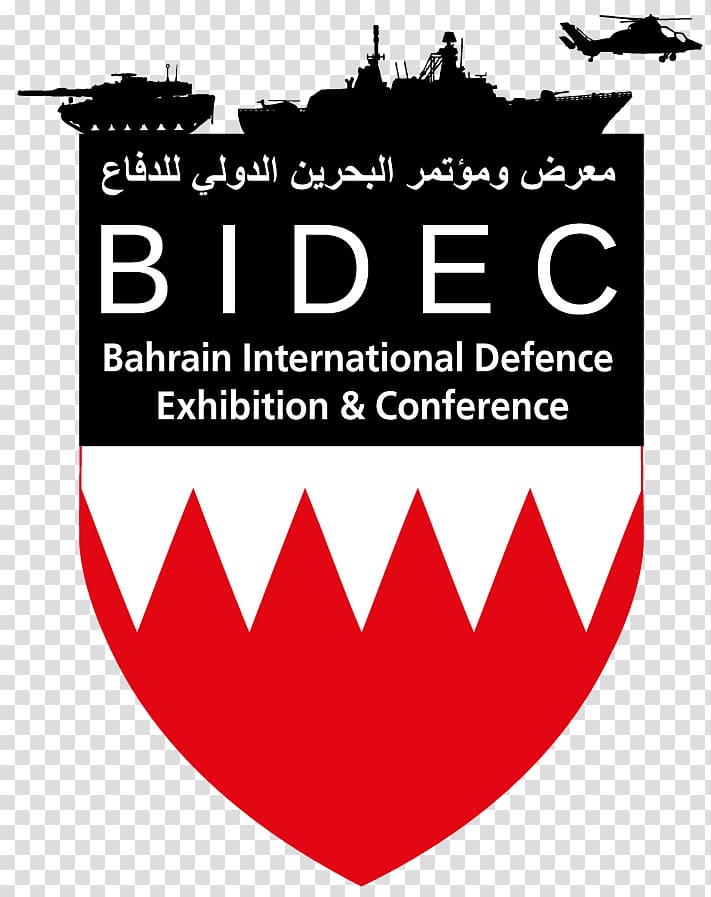 BIDEC International Defence Exhibition Logo Bahrain International Airport Military, october 2019 transparent background PNG clipart