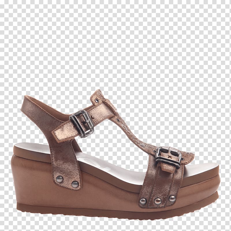 Shoe Wedge Leather Slide T-bar sandal, Platform Shoes transparent background PNG clipart