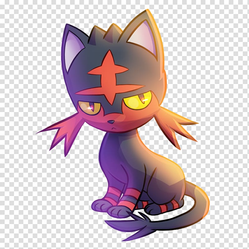 Cat Pokémon Sun and Moon Desktop Litten, Cat transparent background PNG clipart