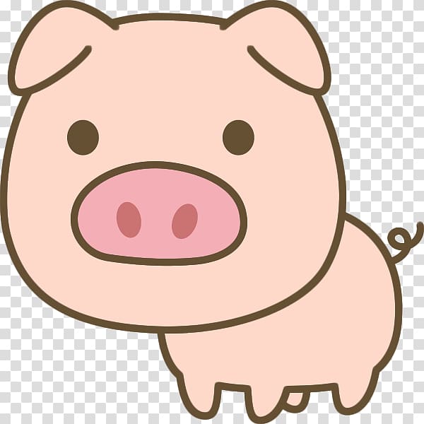 Domestic pig Illustration Japan Drawing , frame transparent background PNG clipart