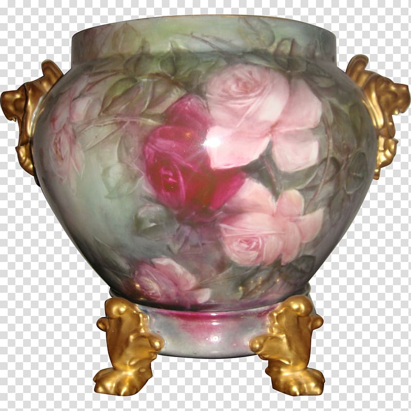 Vase Urn, hand-painted peony transparent background PNG clipart