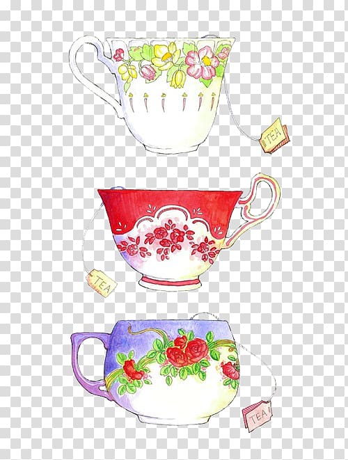 Teacup Coffee Drink Tea party, tea transparent background PNG clipart