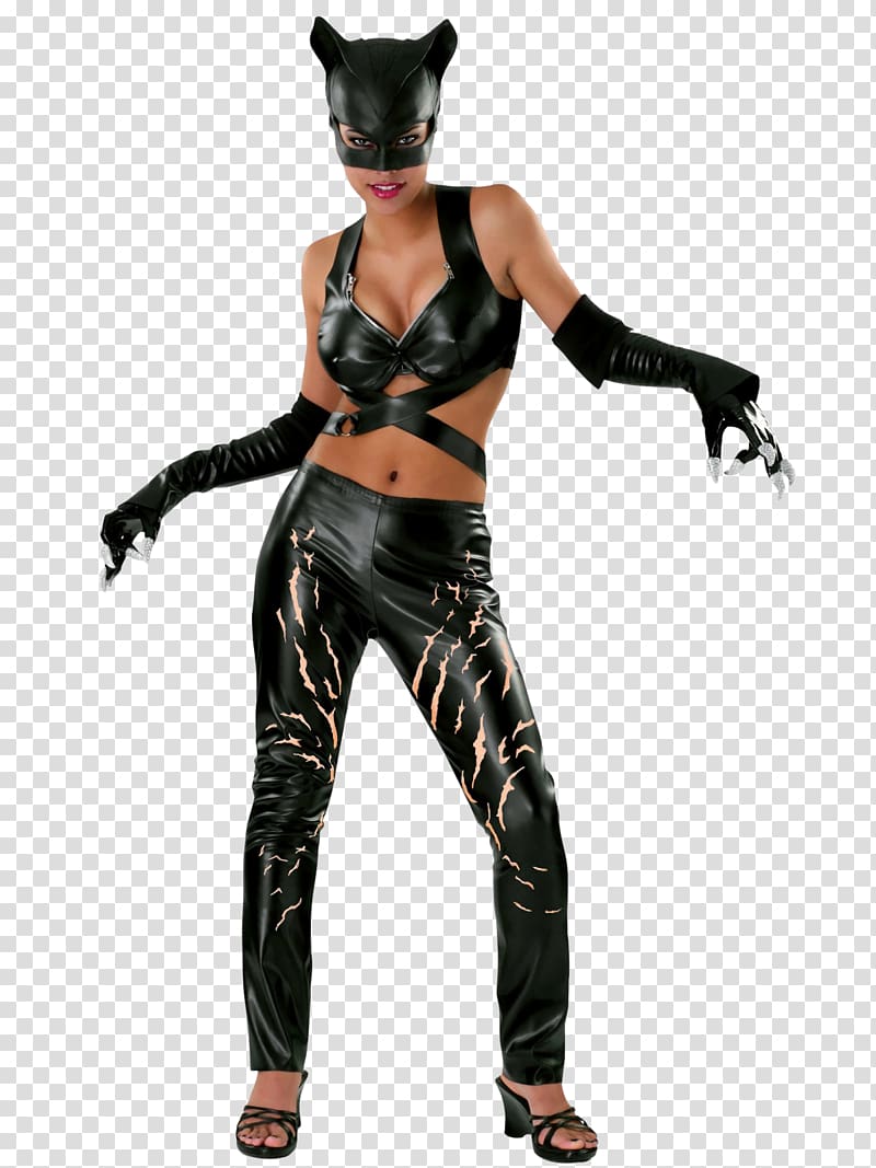 Catwoman Batman Halloween costume Female, catwoman transparent background PNG clipart