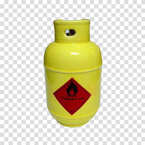 Powder coating Pressure vessel Aerosol spray Liquefied petroleum gas, Yellow physical jar transparent background PNG clipart