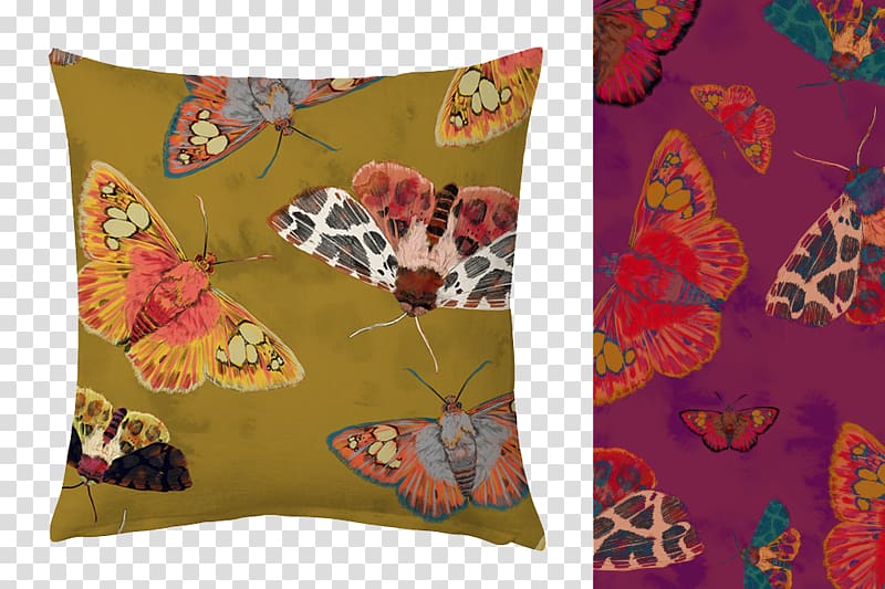 Pillow Cushion Dakimakura Butterfly Purple, Butterfly Pillow transparent background PNG clipart
