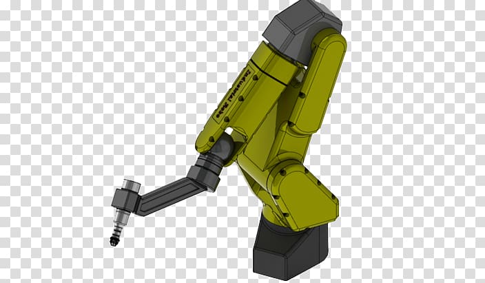 Industrial robot Industry Manufacturing, Green arm transparent background PNG clipart
