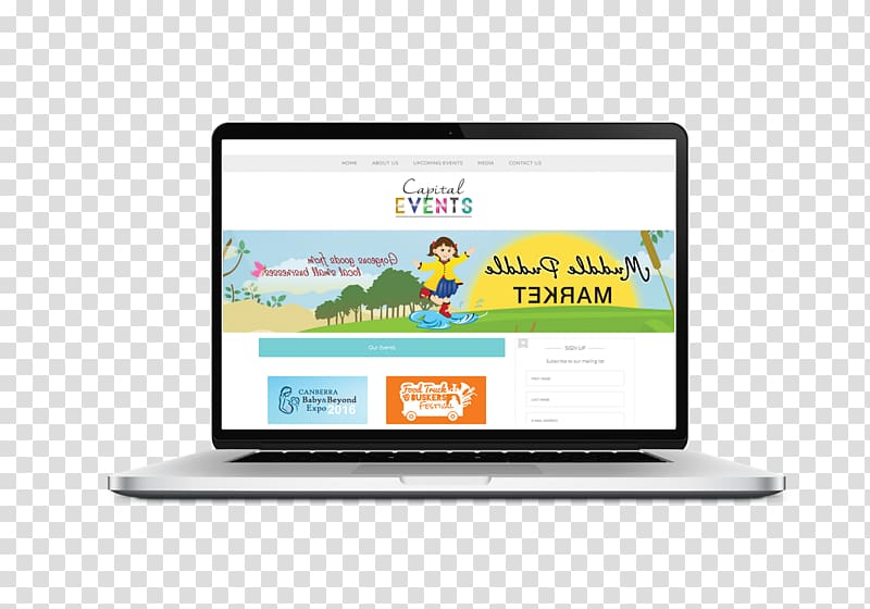 Laptop Website Display advertising Total Leaf Supply Brand, Event Poster Design Ideas transparent background PNG clipart