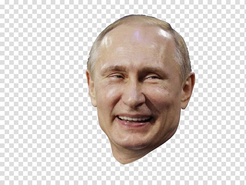 Vladimir Putin Smile Face Facial expression, facial transparent background PNG clipart