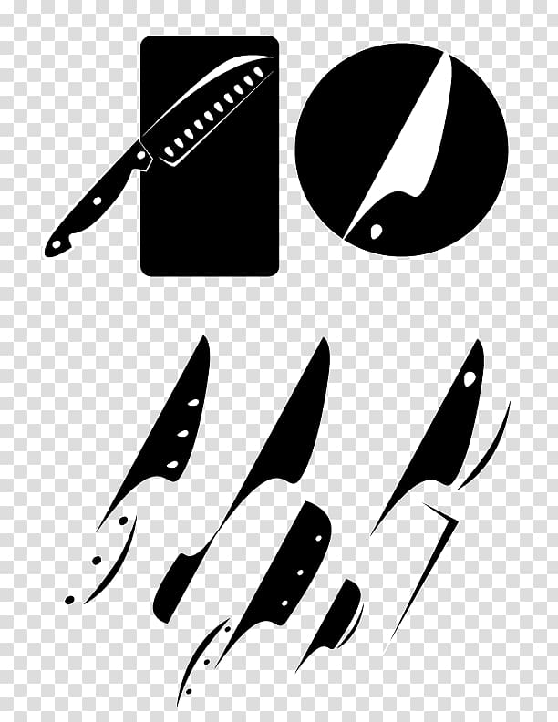 Knife Logo Brand Santoku Design, knife transparent background PNG clipart
