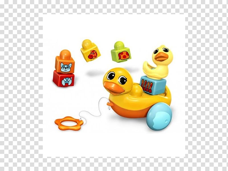 Duck Lego Baby Toy Construction set, duck transparent background PNG clipart