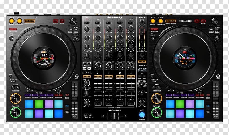 DJ controller Pioneer DJ Disc jockey Nightclub Audio Mixers, Dj transparent background PNG clipart