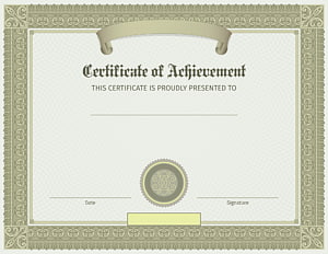 Certificate illustration, Template Academic certificate, Certificate ...