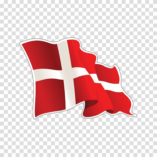 Flag of Denmark, design transparent background PNG clipart