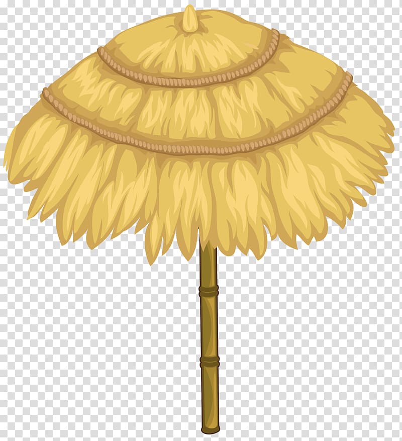 yellow hut illustration, Thatching Umbrella Roof Palapa, Thatched Umbrella transparent background PNG clipart