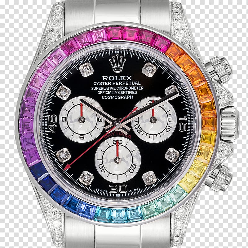 Rolex Daytona Rolex GMT Master II Rolex Oyster Perpetual Cosmograph Daytona Watch, Diamond Watch transparent background PNG clipart