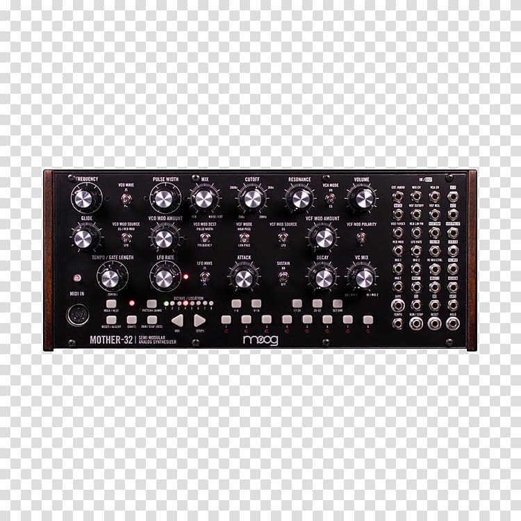 Moog synthesizer Modular synthesizer Sound Synthesizers Analog synthesizer Moog Music, musical instruments transparent background PNG clipart