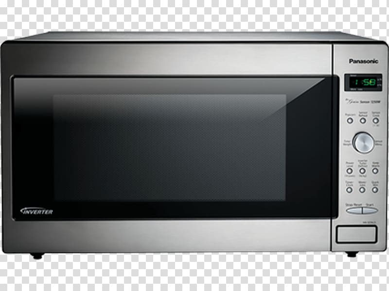 Microwave Ovens Panasonic Countertop Home appliance Stainless steel, microwave transparent background PNG clipart