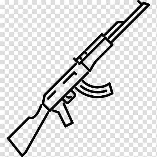 AK-47 Firearm Kalashnikov rifle Gun barrel, ak 47 transparent background PNG clipart