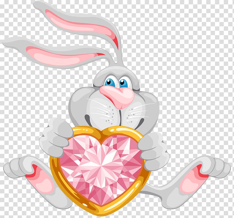 Easter Bunny Bugs Bunny Rabbit Illustration, Bunny love to eat stuff transparent background PNG clipart