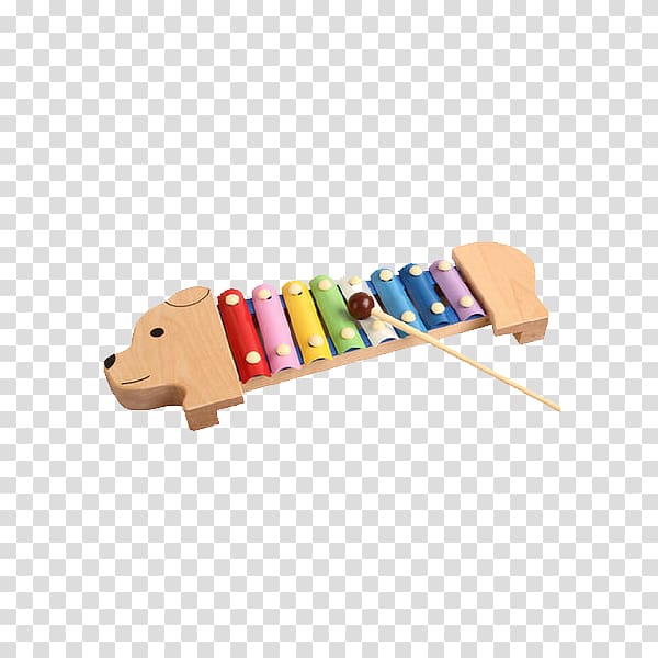 Xylophone Glockenspiel Toy Celesta Yunhe County, Puppy xylophone transparent background PNG clipart