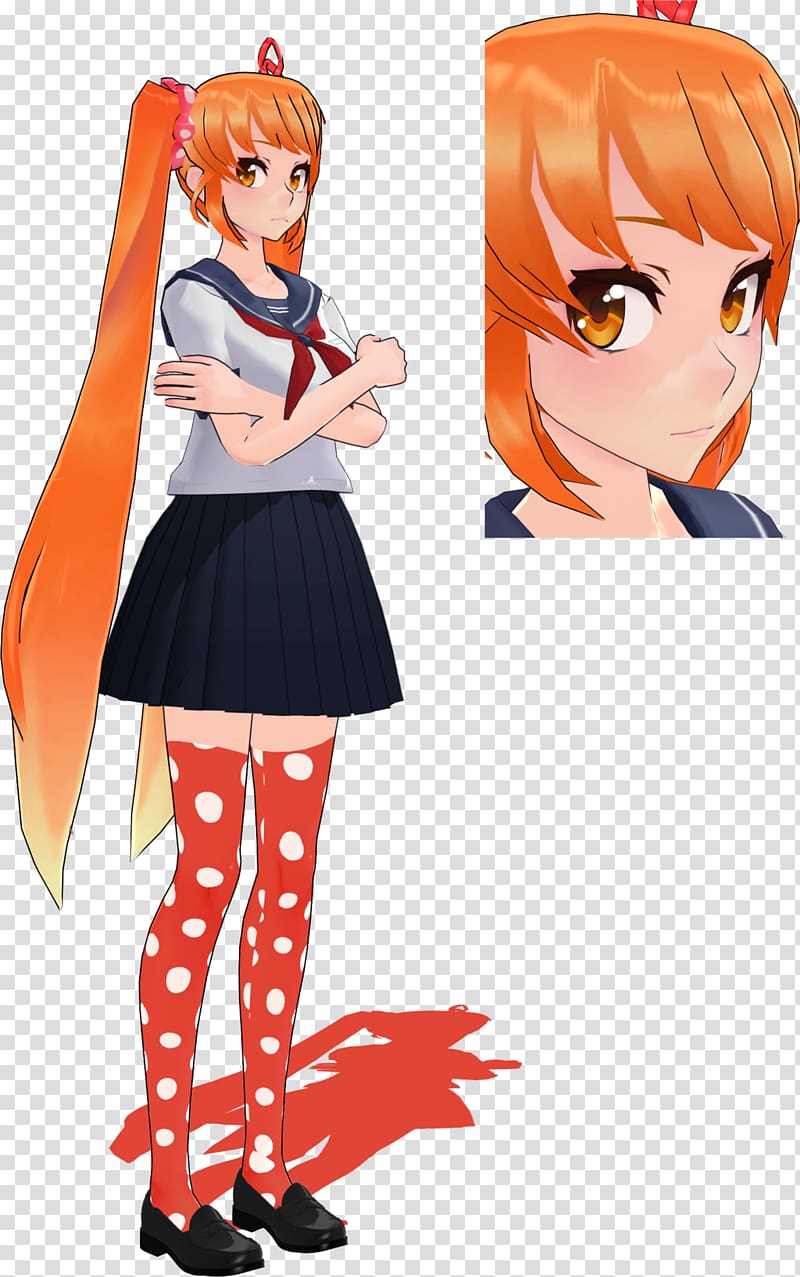 Yandere Simulator Tsundere Character, Tsundere transparent background PNG clipart