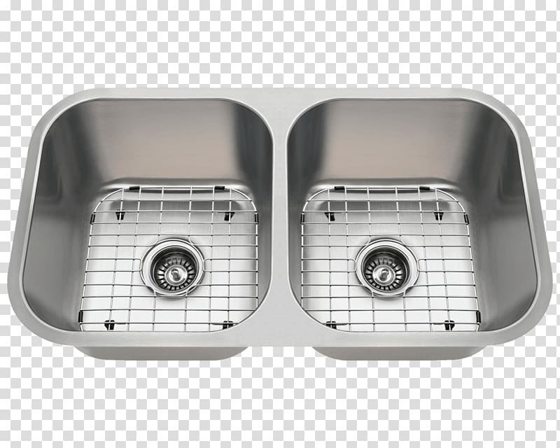 kitchen sink Stainless steel Bowl, stainless steel kitchenware transparent background PNG clipart