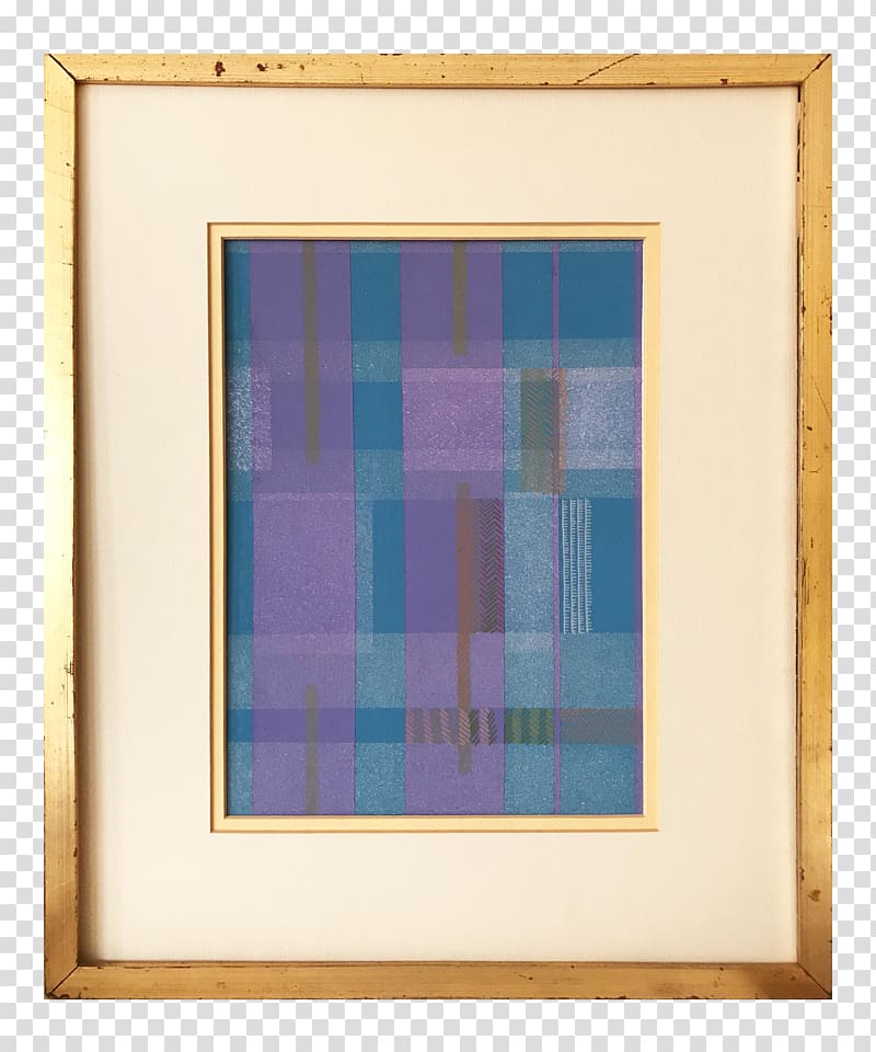 Tartan Frames Modern art Square, gouache patterns transparent background PNG clipart