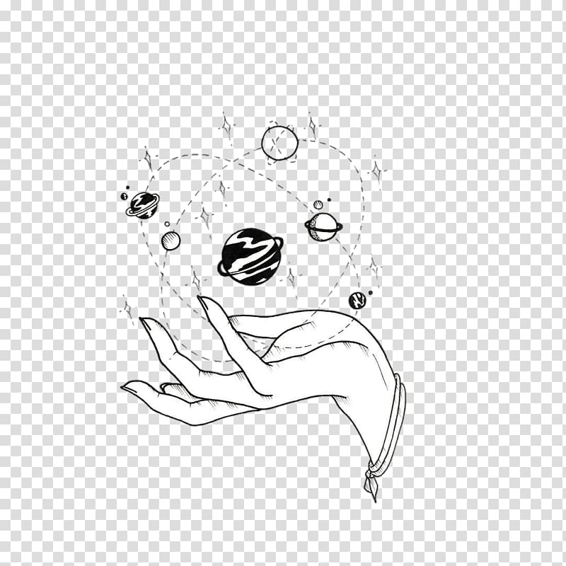 Line art Drawing Planet Sketch, planet transparent background PNG clipart