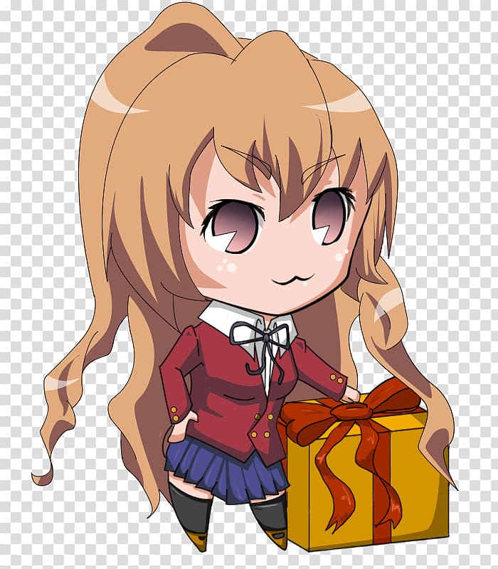 Taiga Aisaka Chibi Toradora! Anime, Chibi transparent background PNG clipart