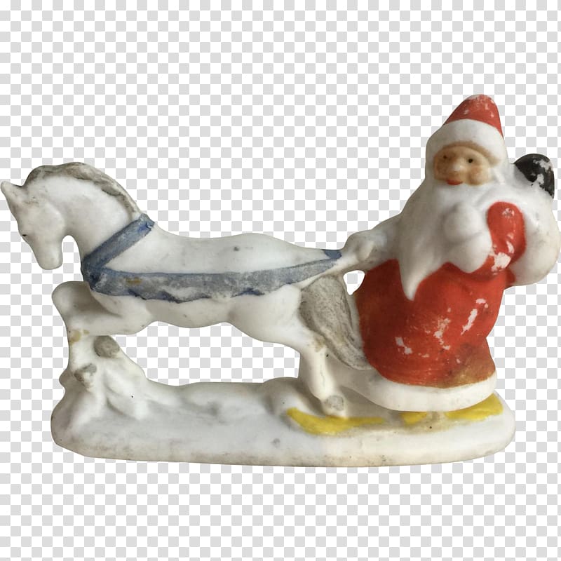 Christmas ornament Figurine Lawn Ornaments & Garden Sculptures, santa sleigh transparent background PNG clipart