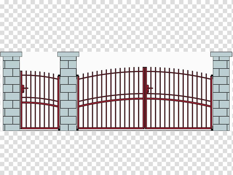 Fence Facade Baluster Product design, driveway gates transparent background PNG clipart