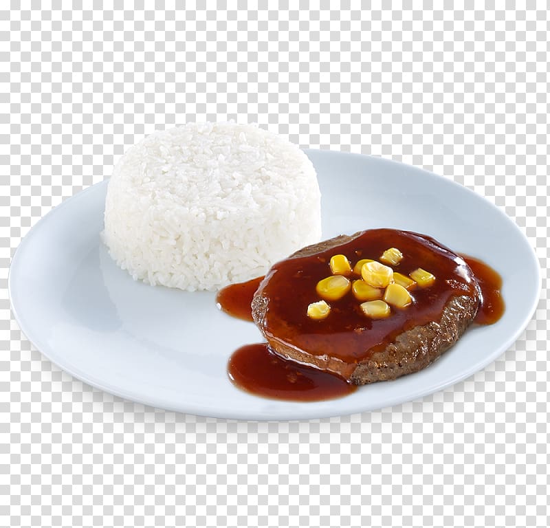 Hamburger Steak burger Filipino cuisine Mole sauce Pepper steak, delicious steak transparent background PNG clipart