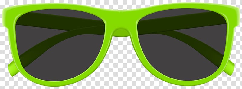 Goggles Sunglasses Green , Green Sunglasses transparent background PNG clipart